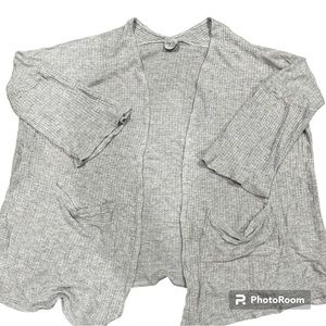 Cozy Co Lightweight Waffle Knit Cardigan